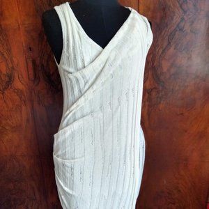 L.A.M.B bodycon knitted silk/ cashmere blend dress size M